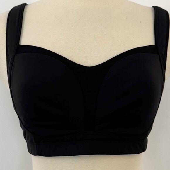 Lululemon Ta Ta Tamer II Sports Bra Black Convertible Straps Full Support 36D - Picture 3 of 6